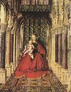 The Virgin and Child in a Church (mk08) Jan Van Eyck